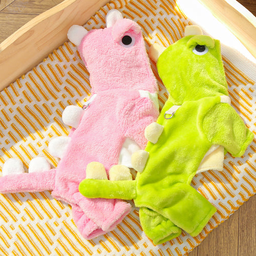 Dog & Cat Dinosaur Warm Outfit